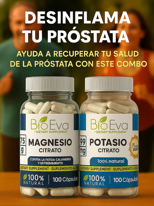 Magnesio + Potasio | Recupera tu salud de la Prostata ❤️