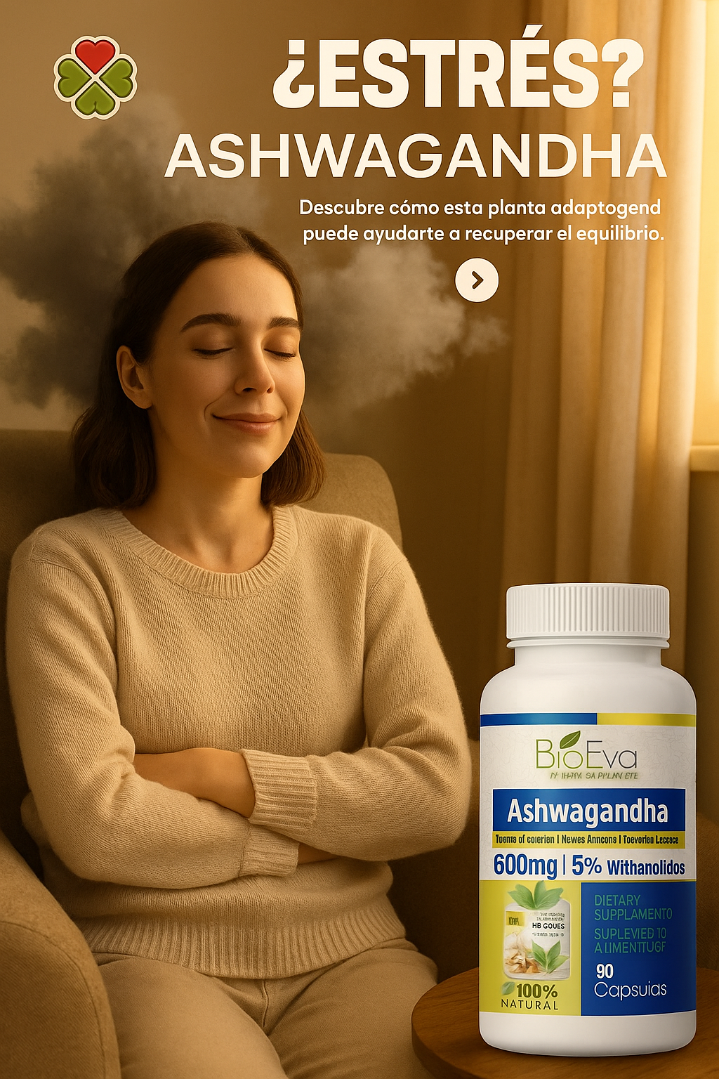 Ashwagandha | Dile adiós al estrés y la ansiedad 💚